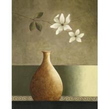 Magnolia Urns II Poster Print