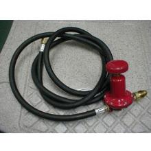 High Pressure Regulator with Hose - 5 Ft.