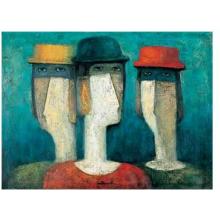Three Faces Poster Print