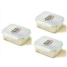 Innova 6 Piece Rectangular Glasslock Kit (37oz, 37oz, 37oz)