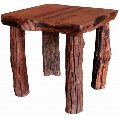 Groovy Stuff Teak Wood Rocky Mountain End Table - TF-622
