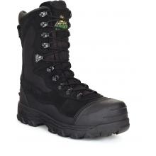 Rocky Womens BlizzardStalker Suede Leather 1200 Gram Thinsulate 10 Inch Boots - Black - Womens Size 8 - Wide