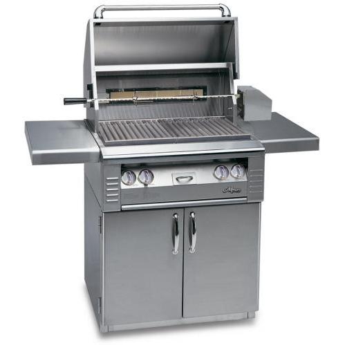 Alfresco Gas Grills Classic 30 Inch All Infrared Propane Gas Grill On Cart