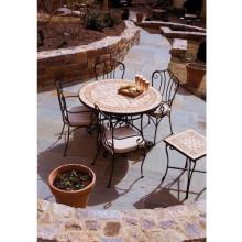 Alfresco Home Manchego 48 Inch Round Dining Table Group