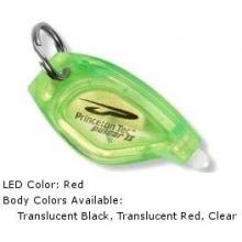Princeton Tec Pulsar II Red LED Keylight (Translucent Black With Red LED)