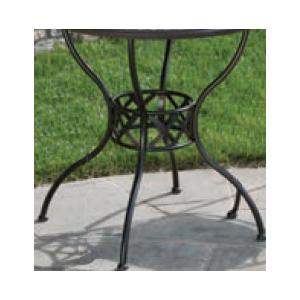 Alfresco Home Amalfi 30 Inch Round Diamond Table Base - Antique Green