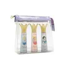 DISNEY PRINCESS VARIETY COLLECTION By Disney 3 PIECE GLIMMER GLOSS LIP SHINE SAMPLER VARIETY WITH DISNEY PRINCESSES .5 OZ EACH