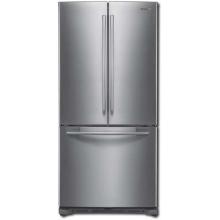 Samsung Refrigerator With French Doors, 20 Cu. Ft. Platinum - Samsung RF217ABPN