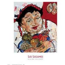 Elaine Elliott - Les Legumes Size 20x16 Poster Print