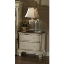 Hillsdale Wilshire Antique White Nightstand