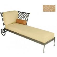 Windham Castings Provence Casual Back Day Chaise Cushion , Countess Champagne LX