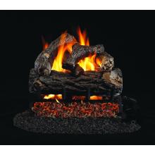 Golden Oak Designer Plus Peterson Real Fyre Vented Log Set
