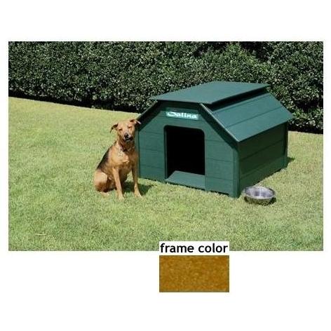 Eagle One Recycled Plastic Luxury Large Dog House - Cedar