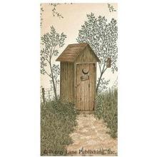 His Outhouse Poster Print