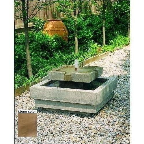 Campania Escala Fountain - Brownstone Finish