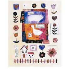 Whimsical Barnyard Animals Poster Print