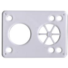 Riot Gear Vibra Soft Risers,6 Hole,1/8 In. Clear, Ea.