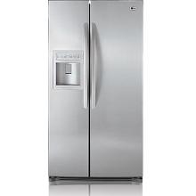 LG Side By Side Refrigerator, 27 Cu Ft - Titanium