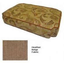 Meadow Decor Ottoman Cushion - Heather Beige Fabric (Use With Athena Style)