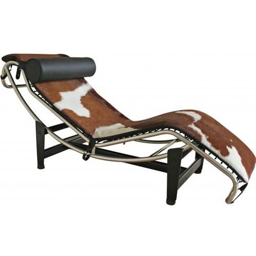 Tate Pony Hide Chaise Lounge
