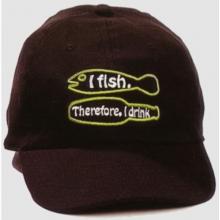 I Fish Therefore I Drink Baseball Cap