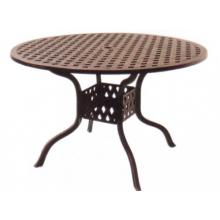Darlee Series 30 Cast Aluminum Dining Table - 48 Inch Round