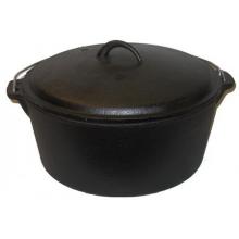 Seasoned Cast Iron Dutch Oven 9 Qt.