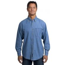 Port Authority Long Sleeve Denim Shirt M - Faded Denim