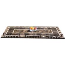 Alfresco Home Galileo 84L X 42H Rect Dining Table Top With Umbrella Hole