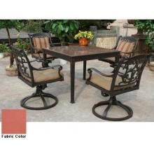 Darlee Flamingo Aluminum Dining Set