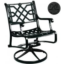 Windham Castings Abbey Swivel Dining Chair Frame Only, Black