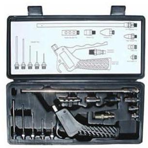 Acme Automotive Deluxe Blow Gun Kit With 13 Interchangeable Tips
