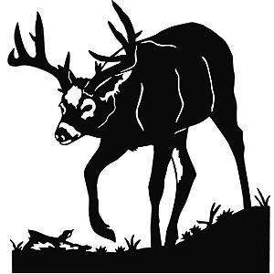 LVE Boss Buck Decal White