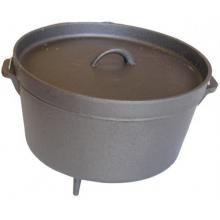 Cast Iron Camp Pot W/ Legs - 9 Qt.