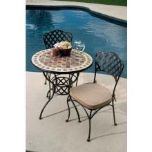 Alfresco Home Portobello Outdoor Bistro Set - 30 Inch Round