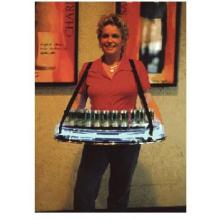 Neon Concepts Walkabout Clear Top Bar Tray (Green Neon / Rechargeable Battery)