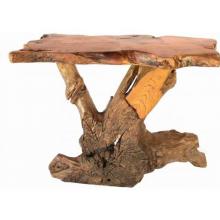 Groovy Stuff Teak Wood Back To The Roots Sofa / Console Table
