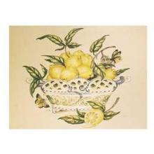 Bowden - Lemons In A Porcelain Basket Size 11x14 Poster Print