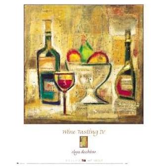 Elya Dechino - Wine Tasting IV Size 24x19.5 Poster Print