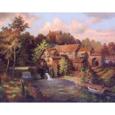 The Old Mill Poster Print
