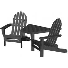 Poly-Wood Classic Adirondack Recycled Plastic Wood Bench