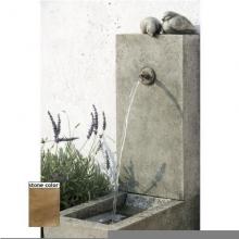 Campania Bird Element Fountain (3pc) - Brownstone Finish
