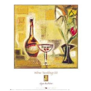 Elya Dechino - Wine Tasting III Size 24x19.5 Poster Print