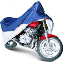 MotoGear Motorcycle Cover Up To 1100cc (blue/silver)
