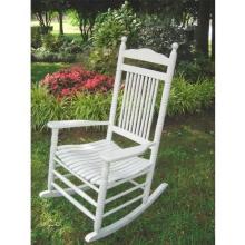 International Caravan Large Wood Grandmother Rocker - White
