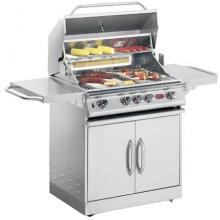 Cal Flame Gas Grills 32 Inch 4 Burner Propane Gas Grill On Cart