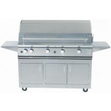 ProFire Professional Series 48 Inch Hybrid Propane Gas Grill With Rotisserie - On Cart