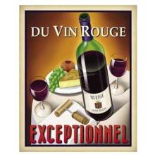 Du Vin Rouge Exceptionnel Poster Print