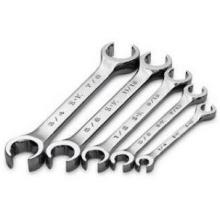SK Hand Tool 5 Piece SuperKrome Fractional Flare Nut Wrench Set