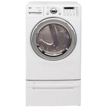 LG 7.3 Cuft Gas Front Panel Steam Dryer - White